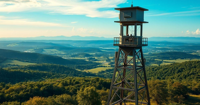 Torre de Vigilância: Segurança em Alta